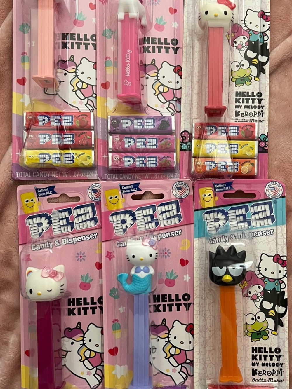 Hello Kitty PEZ Candy Dispensers – all different ones